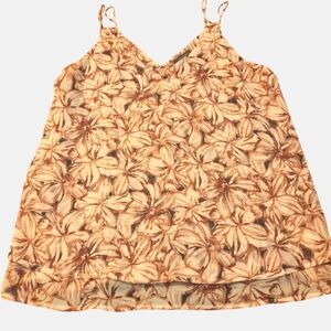 Ann Taylor Floral Red Women's Top